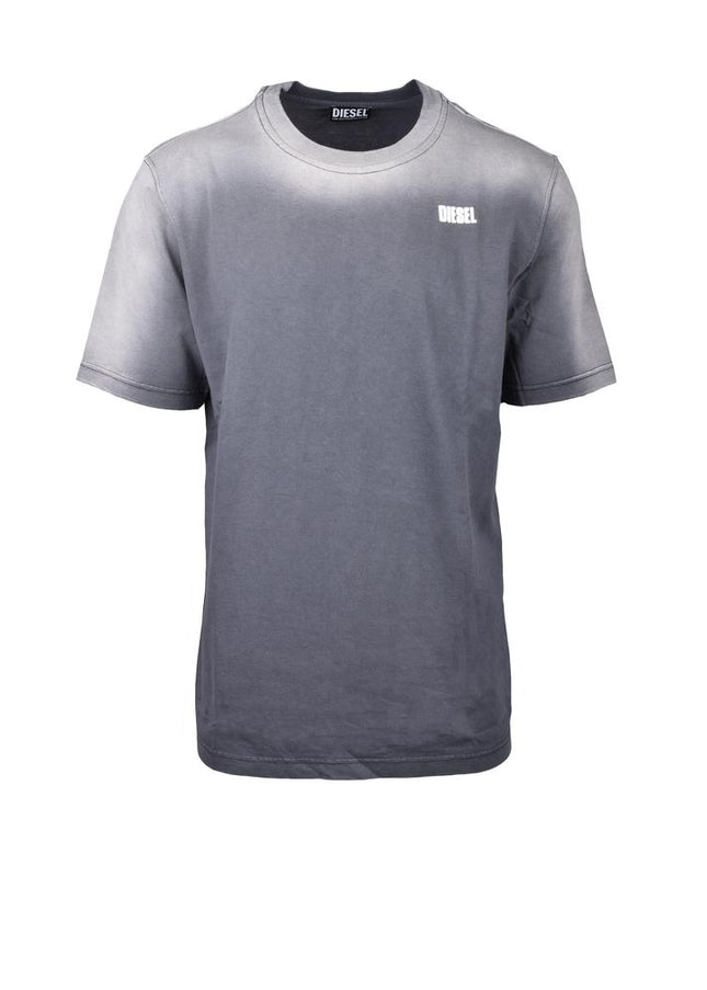 Diesel Gray Cotton T-Shirt