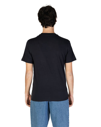 Napapijri Black Cotton T-Shirt