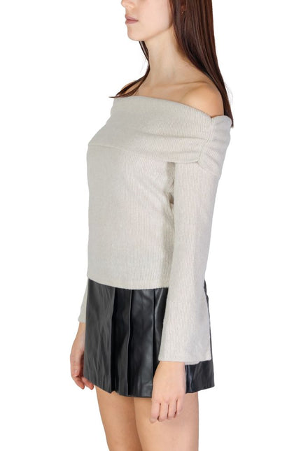 Only Beige Recycled Polyester Sweater