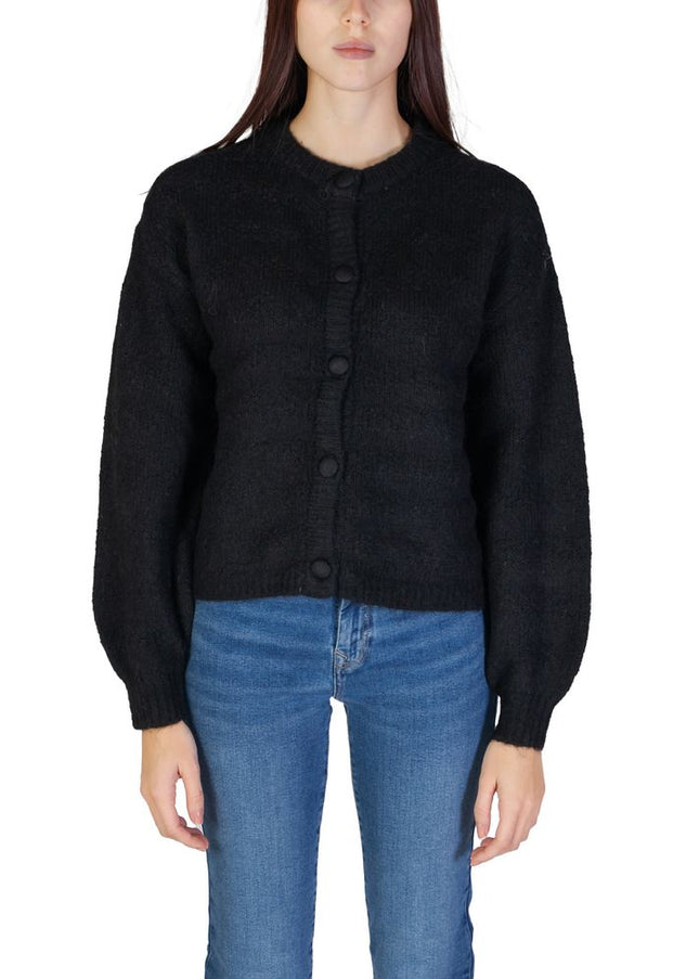 Only Black Recycled Polyester Cardigan