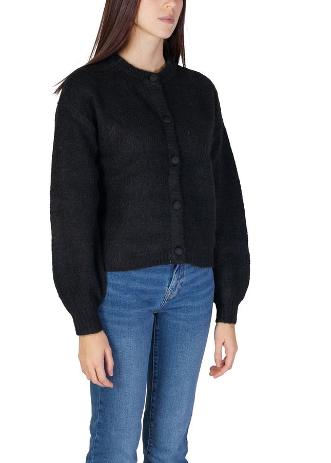 Only Black Recycled Polyester Cardigan