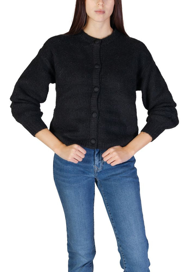 Only Black Recycled Polyester Cardigan