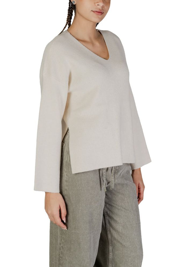 Only Cream Viscose Sweater