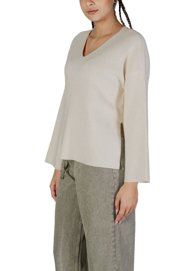 Only Cream Viscose Sweater