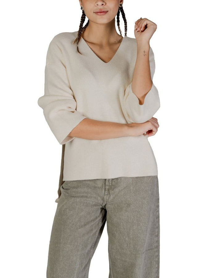 Only Cream Viscose Sweater