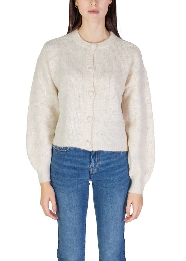 Only Beige Recycled Polyester Cardigan