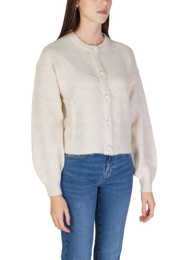 Only Beige Recycled Polyester Cardigan