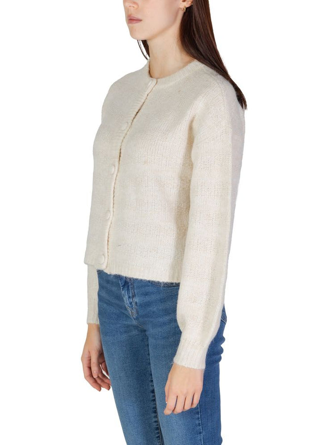 Only Beige Recycled Polyester Cardigan