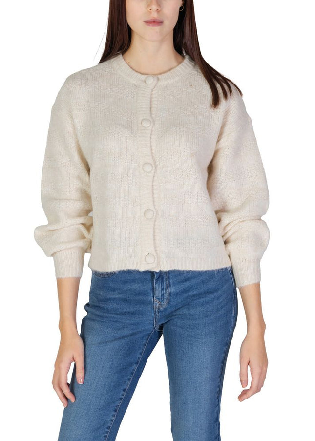 Only Beige Recycled Polyester Cardigan