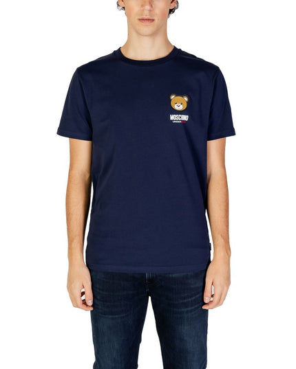 Moschino Blue Cotton T-Shirt