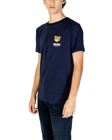 Moschino Blue Cotton T-Shirt