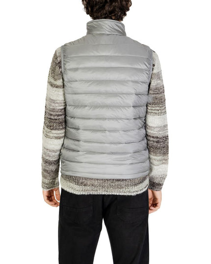 Gianni Lupo Gray Polyamide Jacket