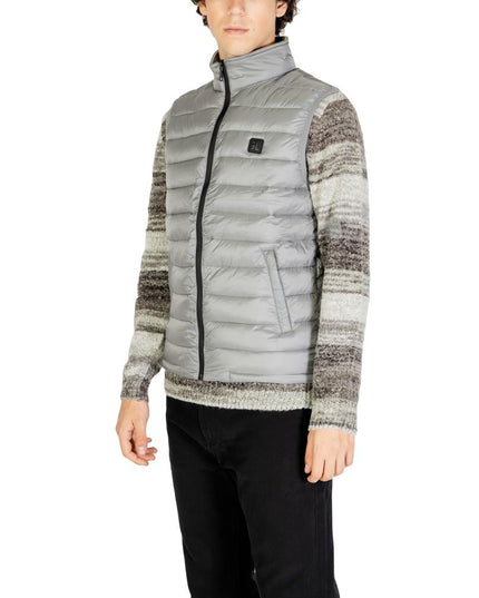 Gianni Lupo Gray Polyamide Jacket