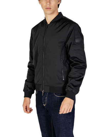 Gianni Lupo Black Polyester Jacket