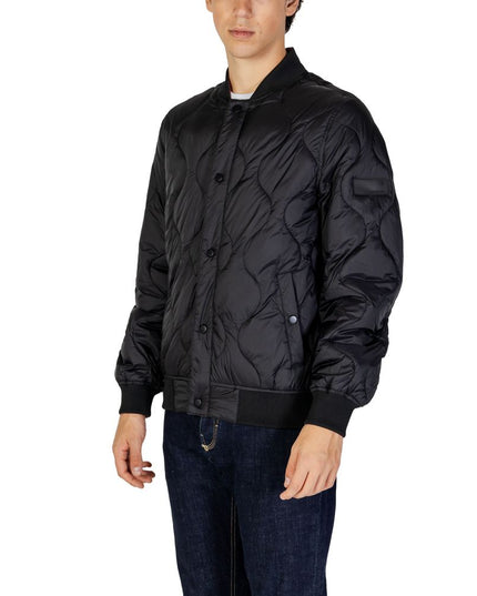 Gianni Lupo Black Polyamide Jacket