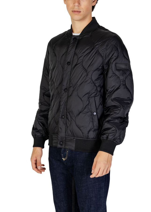 Gianni Lupo Black Polyamide Jacket