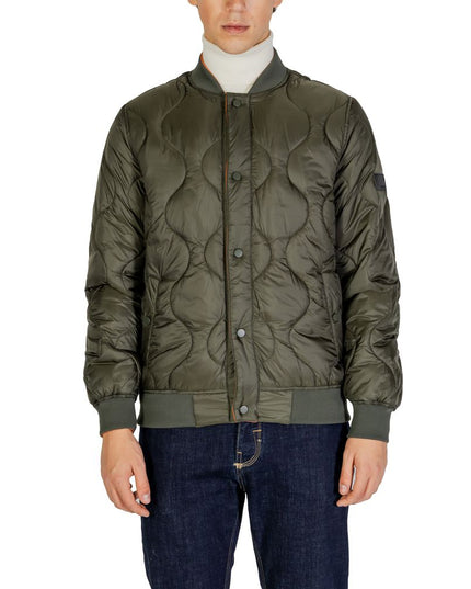 Gianni Lupo Green Polyamide Jacket