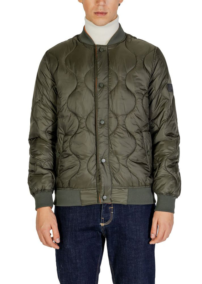 Gianni Lupo Green Polyamide Jacket