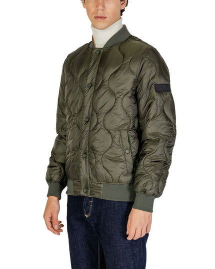 Gianni Lupo Green Polyamide Jacket