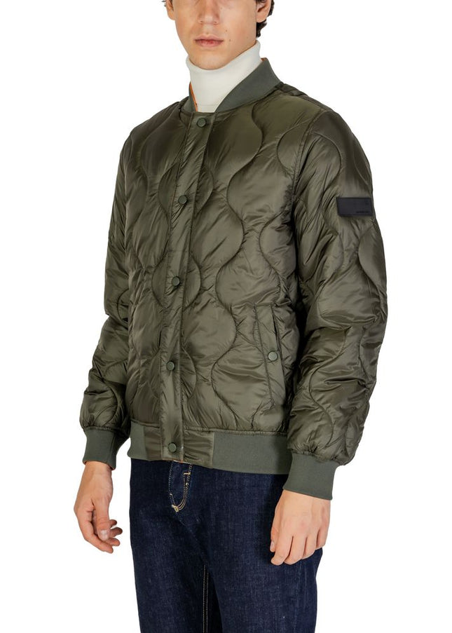 Gianni Lupo Green Polyamide Jacket