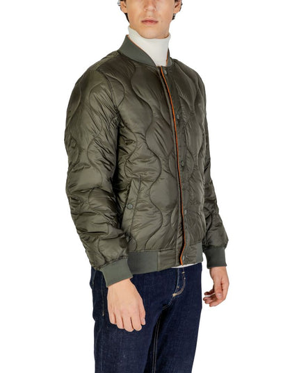 Gianni Lupo Green Polyamide Jacket