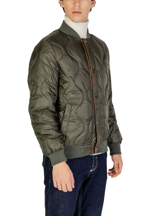 Gianni Lupo Green Polyamide Jacket