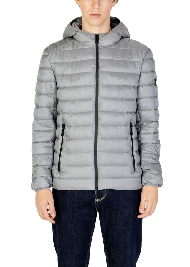 Gianni Lupo Gray Polyamide Jacket