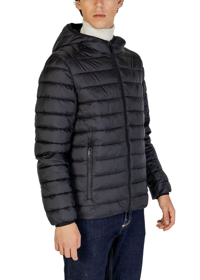 Gianni Lupo Black Polyamide Jacket