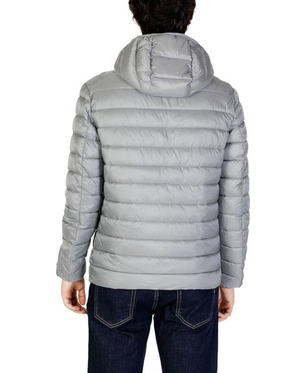 Gianni Lupo Gray Polyamide Jacket