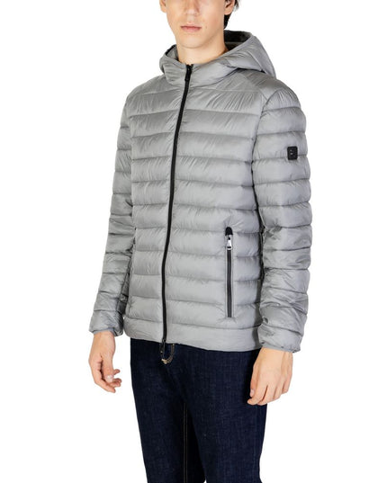 Gianni Lupo Gray Polyamide Jacket