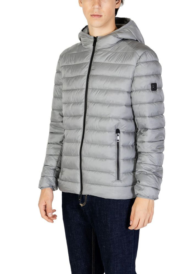 Gianni Lupo Gray Polyamide Jacket