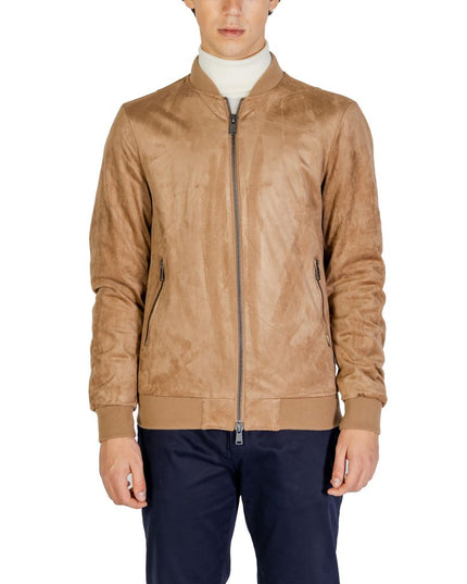 Gianni Lupo Beige Polyester Jacket