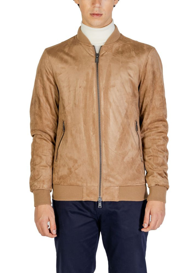 Gianni Lupo Beige Polyester Jacket