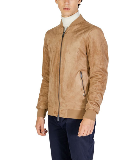 Gianni Lupo Beige Polyester Jacket