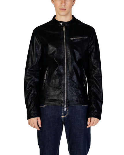 Gianni Lupo Black Cotton Jacket