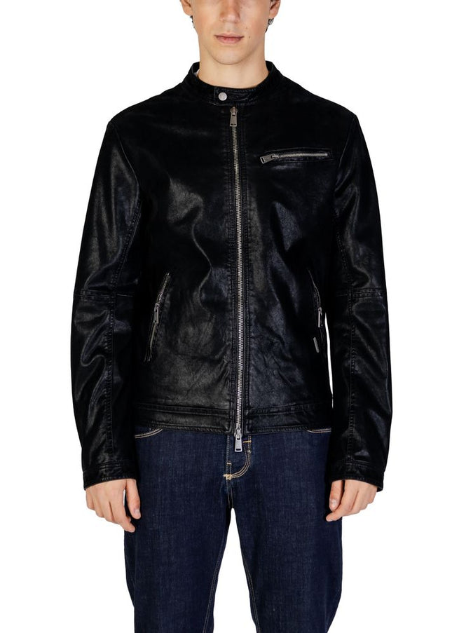 Gianni Lupo Black Cotton Jacket