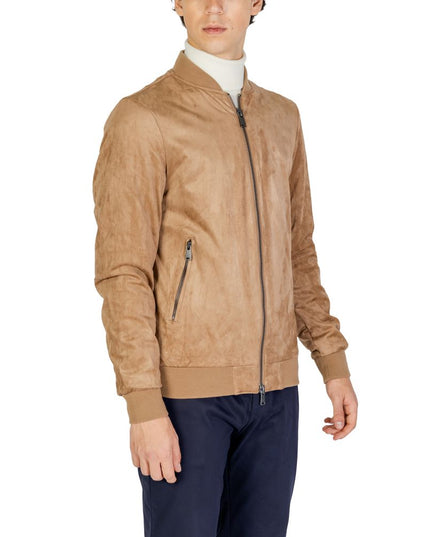 Gianni Lupo Beige Polyester Jacket