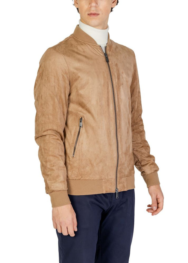 Gianni Lupo Beige Polyester Jacket