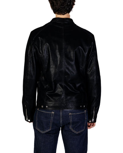 Gianni Lupo Black Cotton Jacket