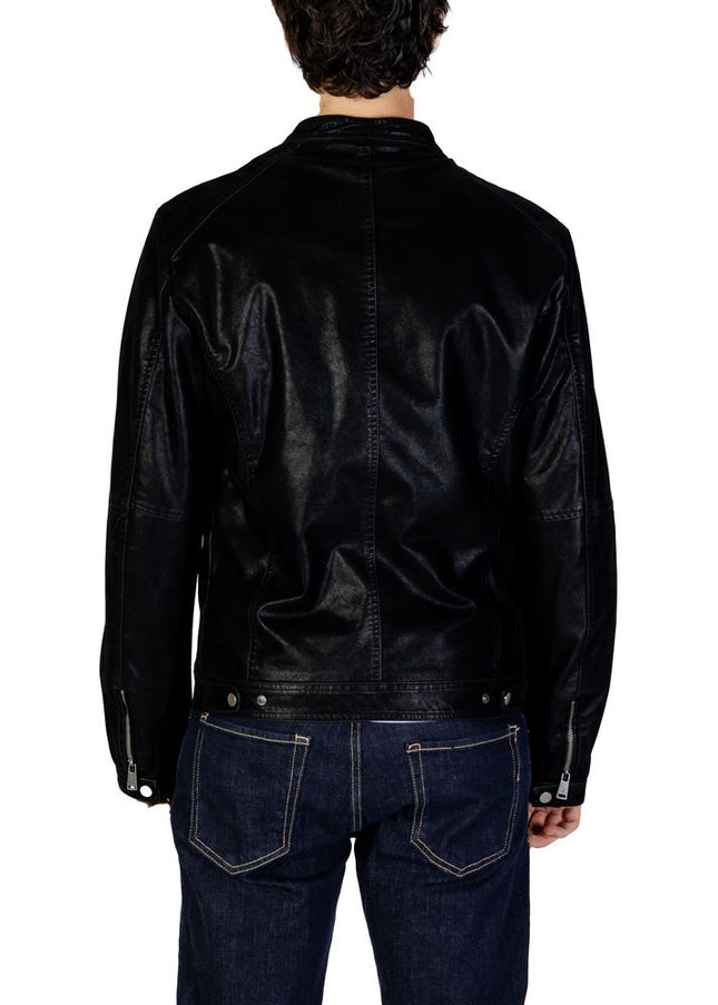 Gianni Lupo Black Cotton Jacket