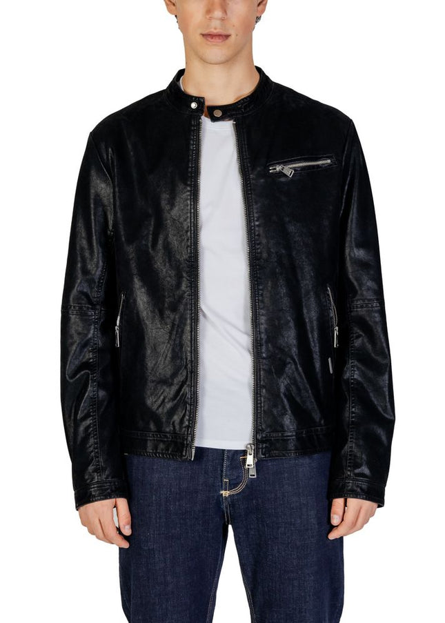 Gianni Lupo Black Cotton Jacket