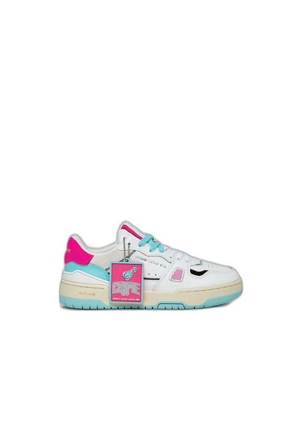 Crime London Pink Leather Sneaker