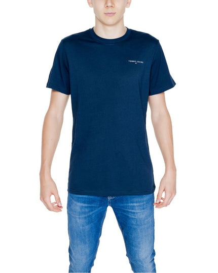 Tommy Hilfiger Jeans Blue Cotton Rigenerato T-Shirt