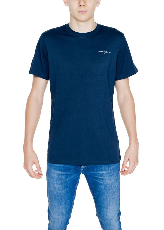 Tommy Hilfiger Jeans Blue Cotton Rigenerato T-Shirt