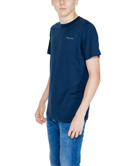 Tommy Hilfiger Jeans Blue Cotton Rigenerato T-Shirt