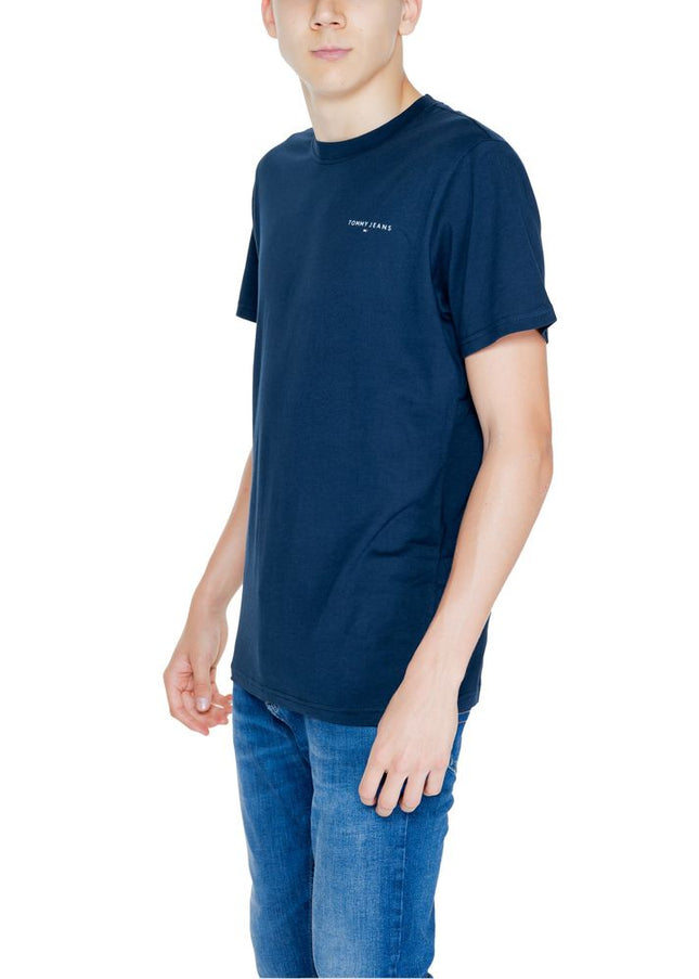 Tommy Hilfiger Jeans Blue Cotton Rigenerato T-Shirt