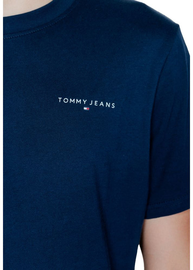 Tommy Hilfiger Jeans Blue Cotton Rigenerato T-Shirt