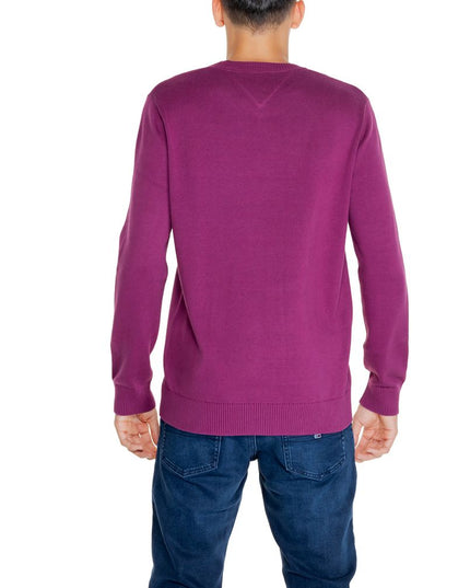 Tommy Hilfiger Jeans Purple Organic Cotton Sweater