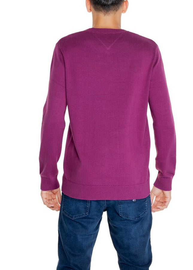 Tommy Hilfiger Jeans Purple Organic Cotton Sweater