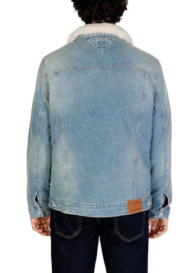 Tommy Hilfiger Jeans Light Blue Cotton Jacket